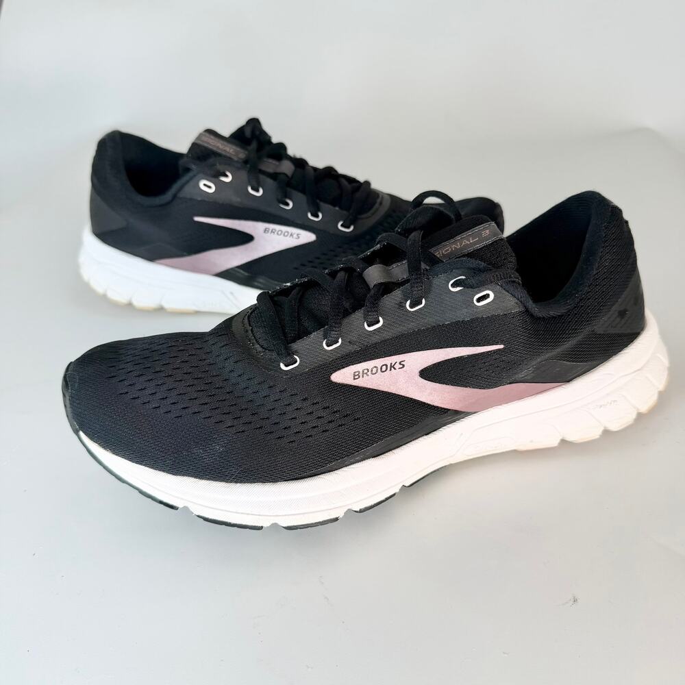 Brooks Signal 3 Running Sneakers Shoes Athletic Gym Black Women 11